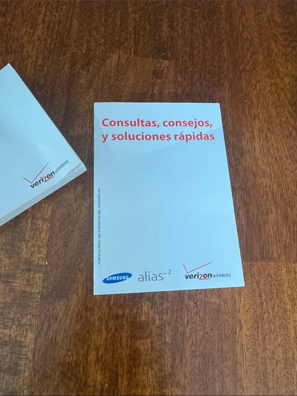 Y2K Alias 2 Samsung Verizon Booklet Set. User Manual and Tips, Hints & Shortcuts